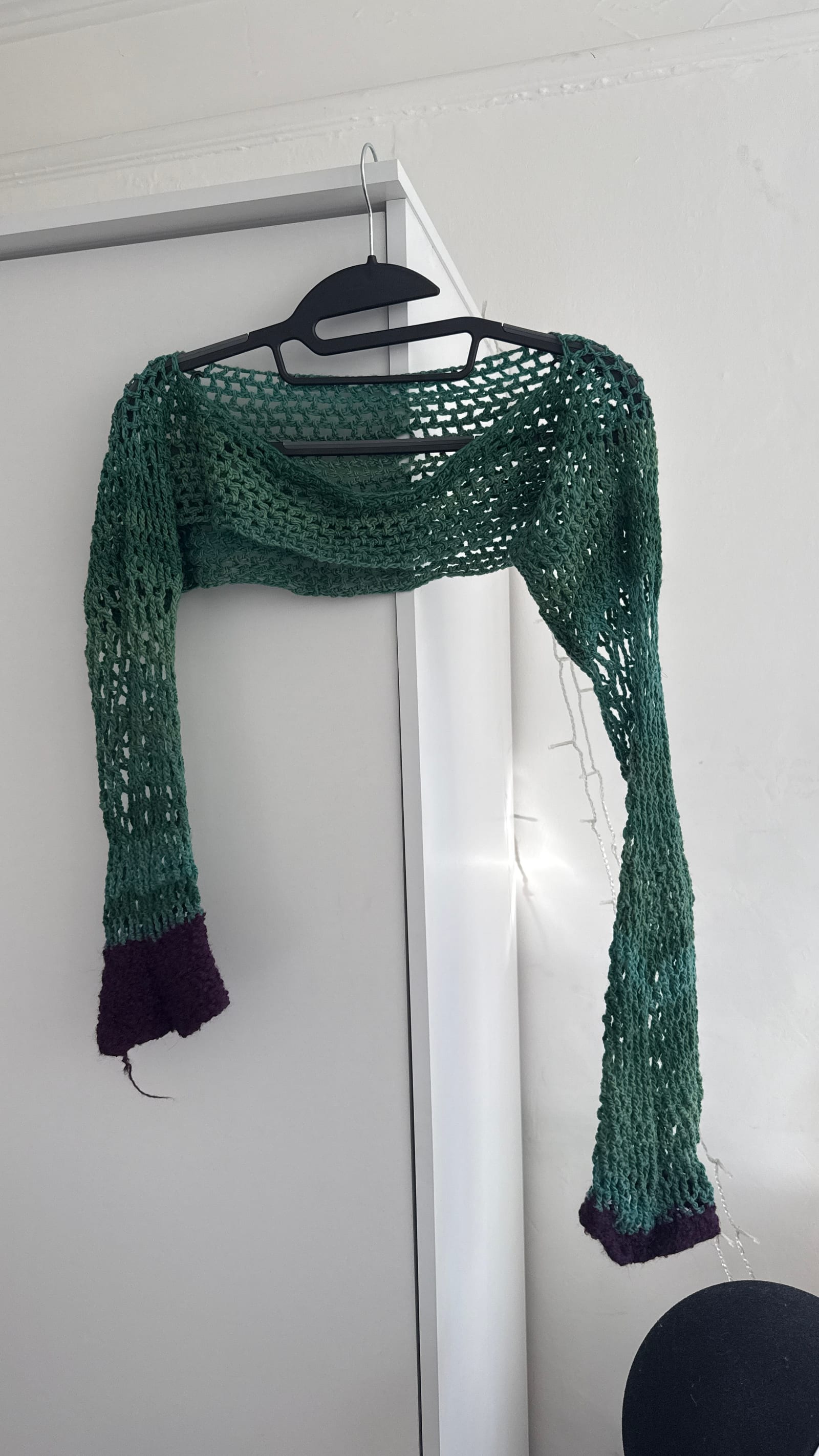 Teal & Purple Bolero