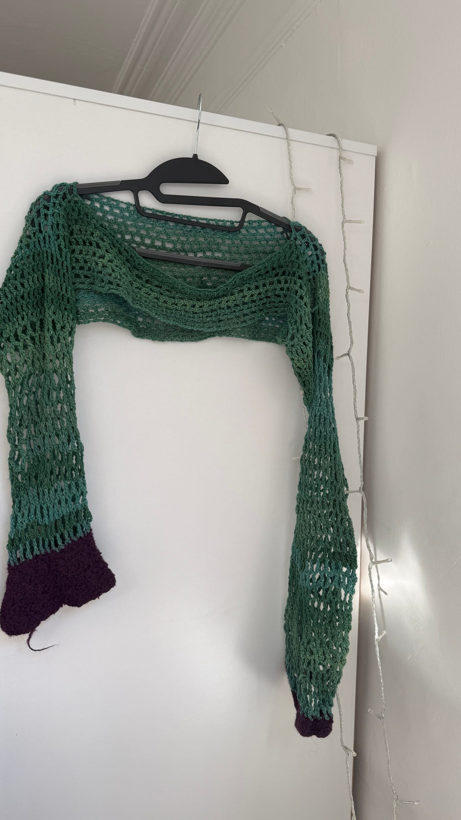 Teal & Purple Bolero