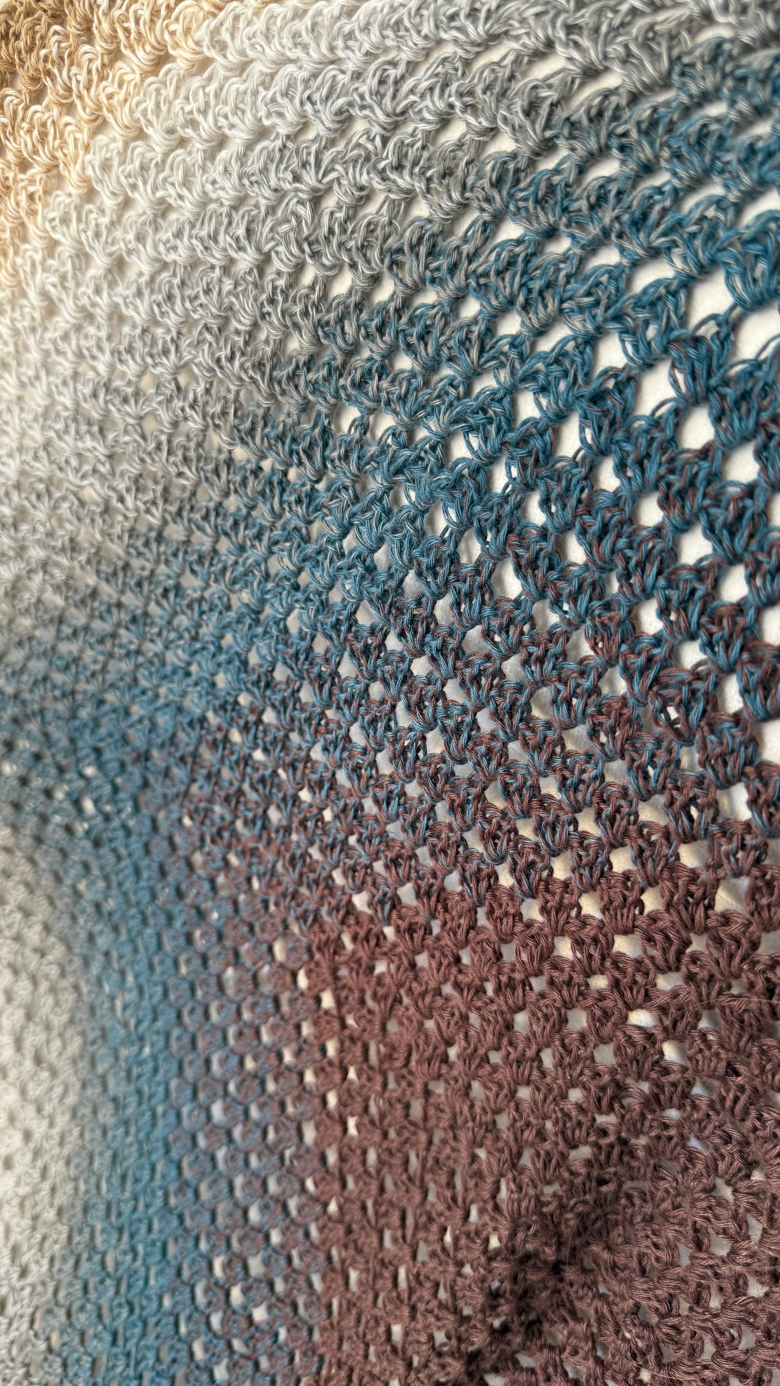 Ombre Granny Stitch Throw
