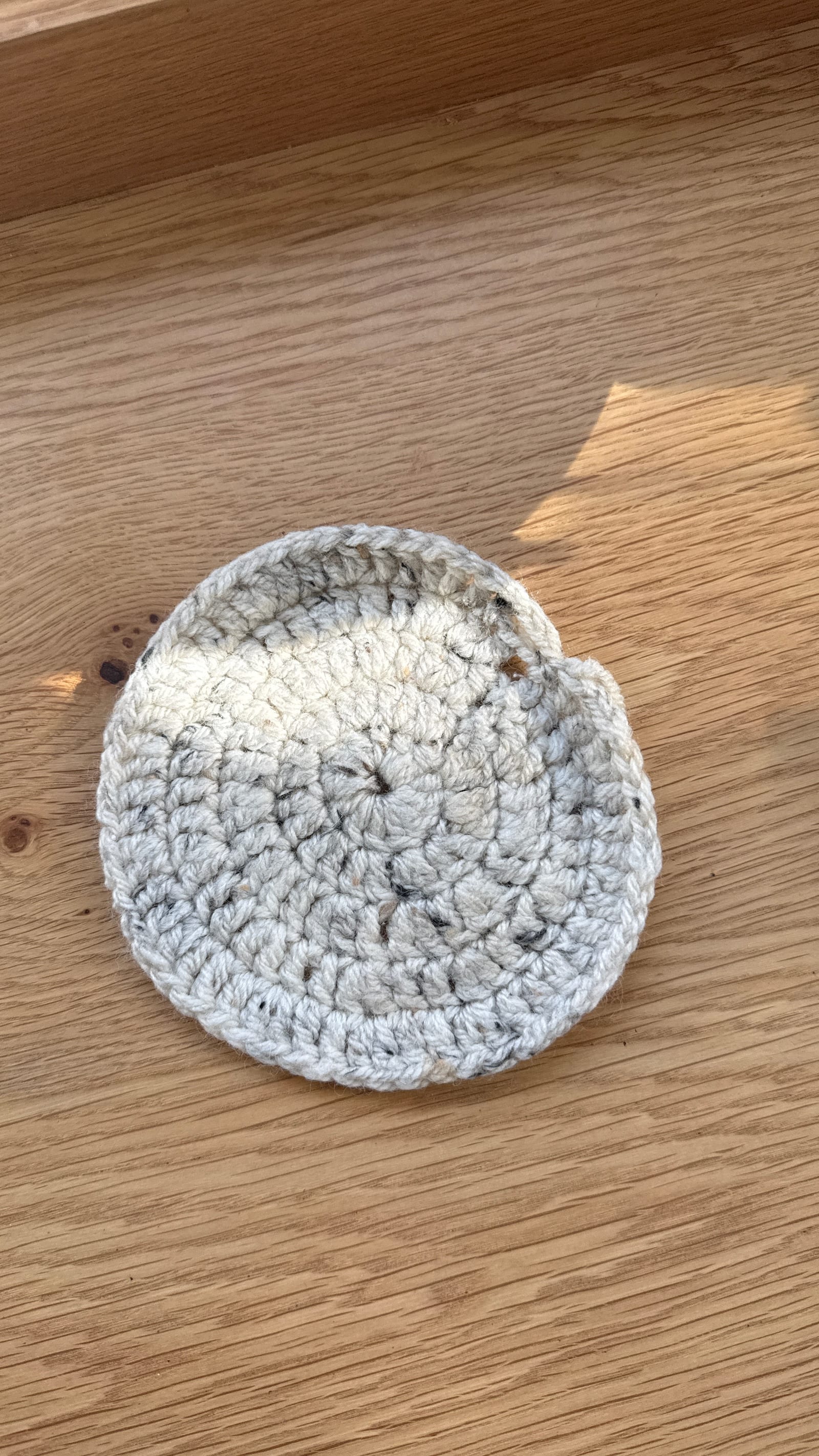 Flecked Cream Coaster