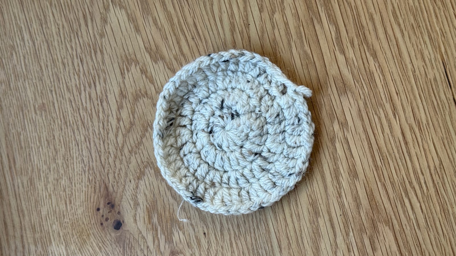 Flecked Cream Coaster